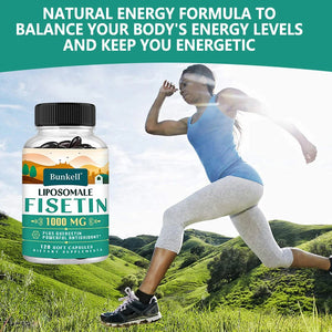 Liposomal Fisetin & Quercetin - High Potency 1200 Mg/Serving Combination Antioxidant Supplement