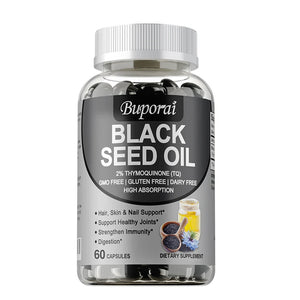 Black Seed Oil Supplement - Digestive Health, Immune Support, for Skin & Hair Health, Antioxidant