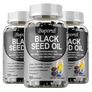Black Seed Oil Supplement - Digestive Health, Immune Support, for Skin & Hair Health, Antioxidant