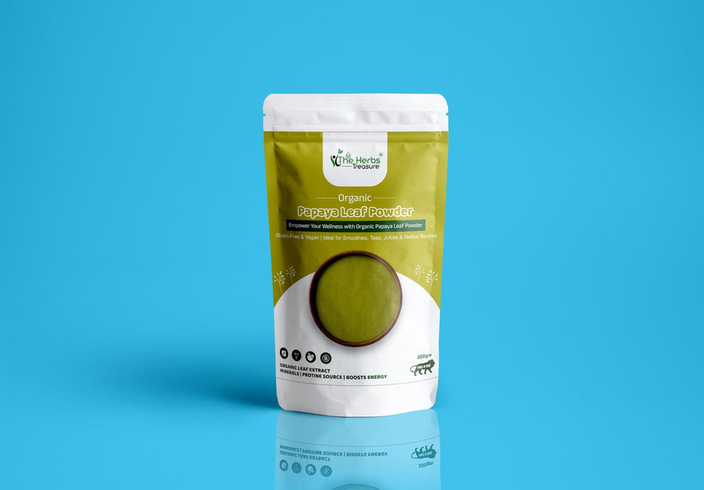 MIE Organic Papaya Leaf Powder – Natural Wellness Booster with
