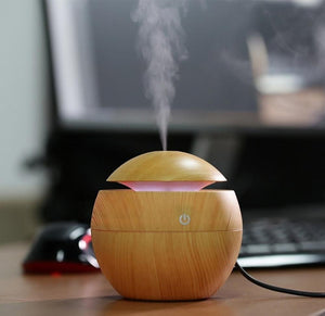 USB Aroma Essential Oil Diffuser Ultrasonic Cool Mist Humidifier Air