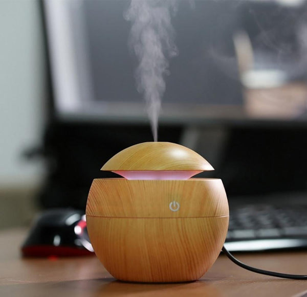 USB Aroma Essential Oil Diffuser Ultrasonic Cool Mist Humidifier Air