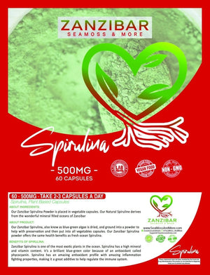 Zanzibar Spirulina Pack (60ct) (1 Month Supply)
