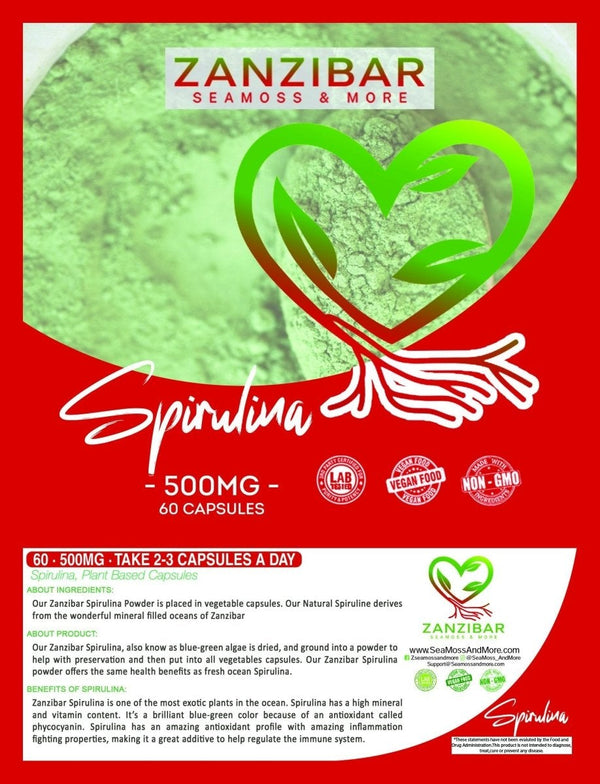 Zanzibar Spirulina Pack (60ct) (1 Month Supply)
